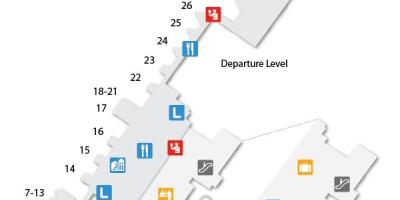 Mappa di lisbona aeroporto terminal 1